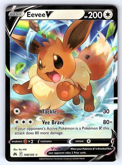 Eevee V 108/159 – SWSH: Crown Zenith