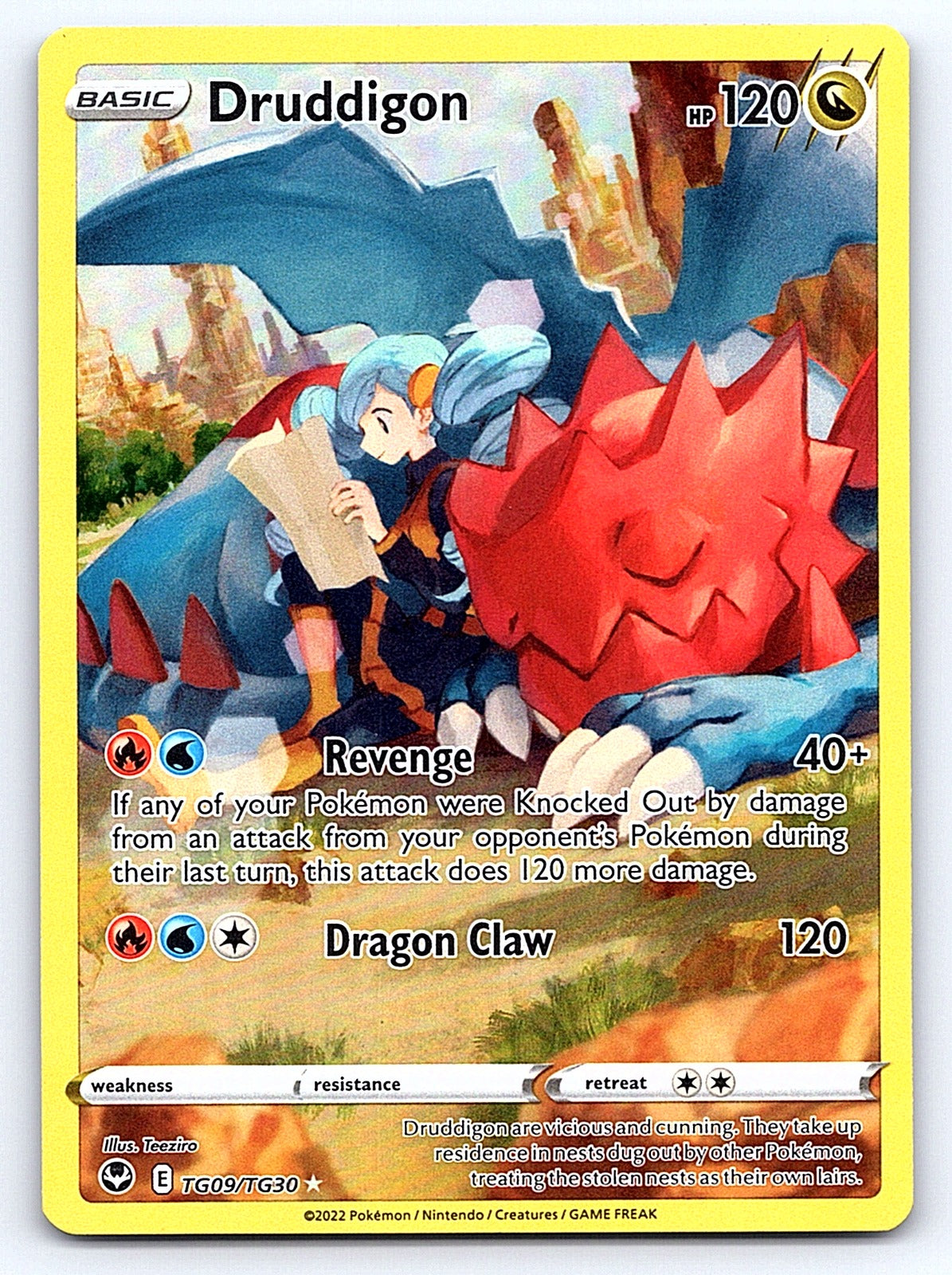Druddigon TG09/TG30 – SWSH12: Silver Tempest Trainer Gallery