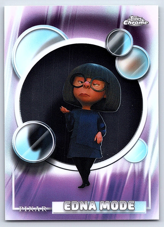 Edna Mode #128 Base — Topps Chrome Disney