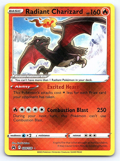 Radiant Charizard 020/159 – SWSH: Crown Zenith