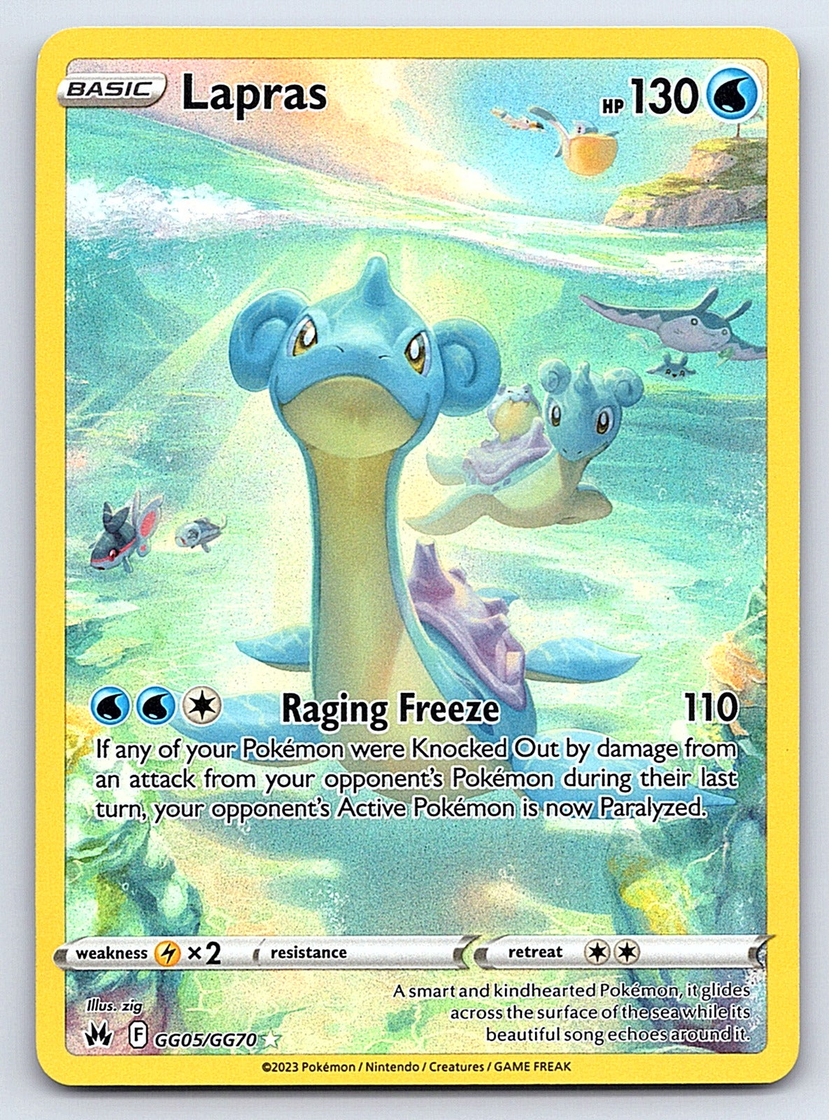 Lapras GG05/GG70 – SWSH: Crown Zenith: Galarian Gallery