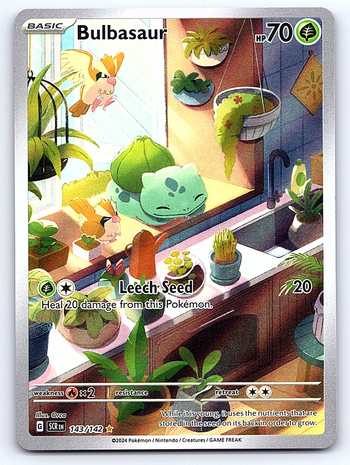 Bulbasaur 143/142 – SV07: Stellar Crown