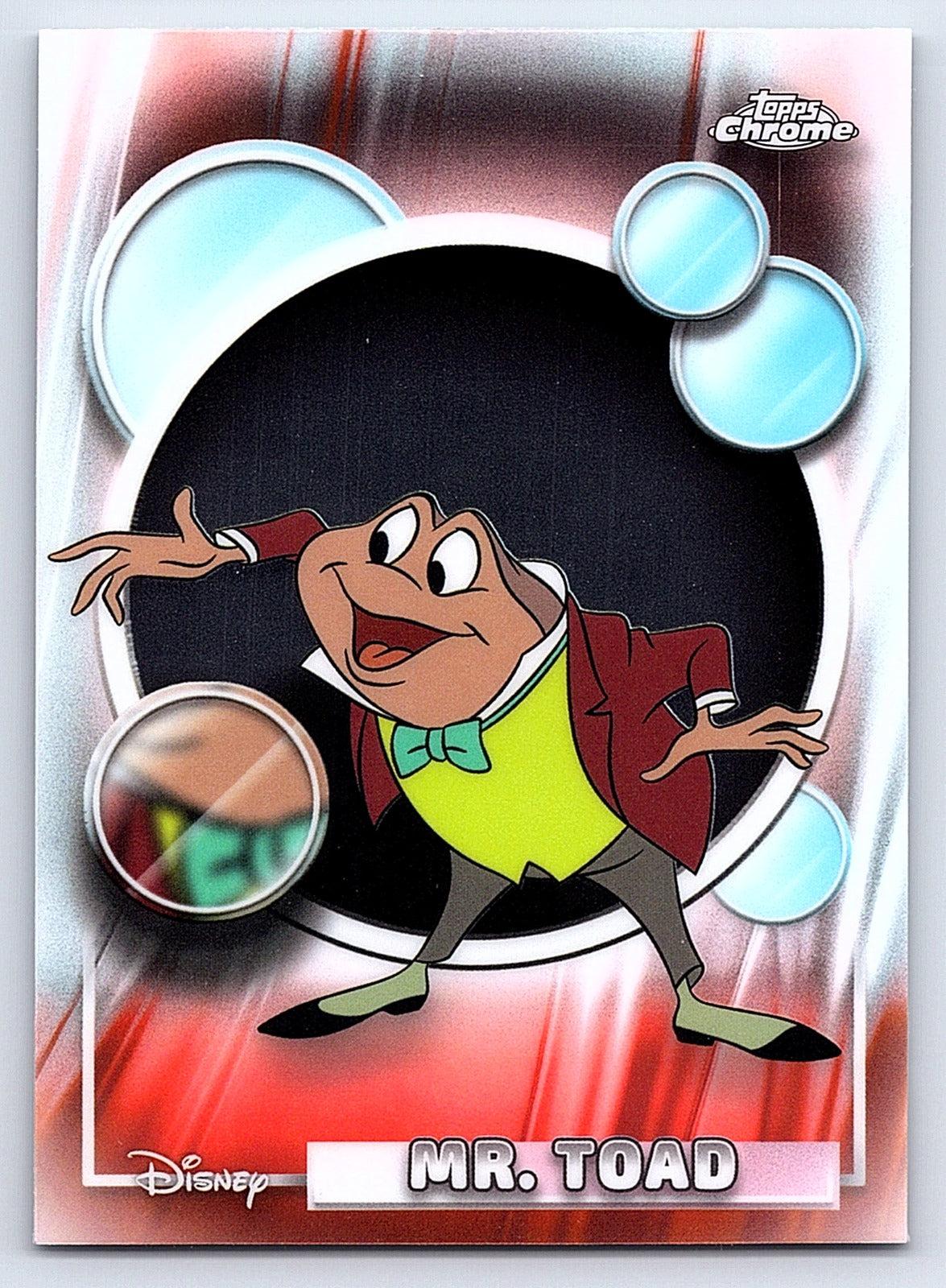 Mr. Toad #3 Base — Topps Chrome Disney