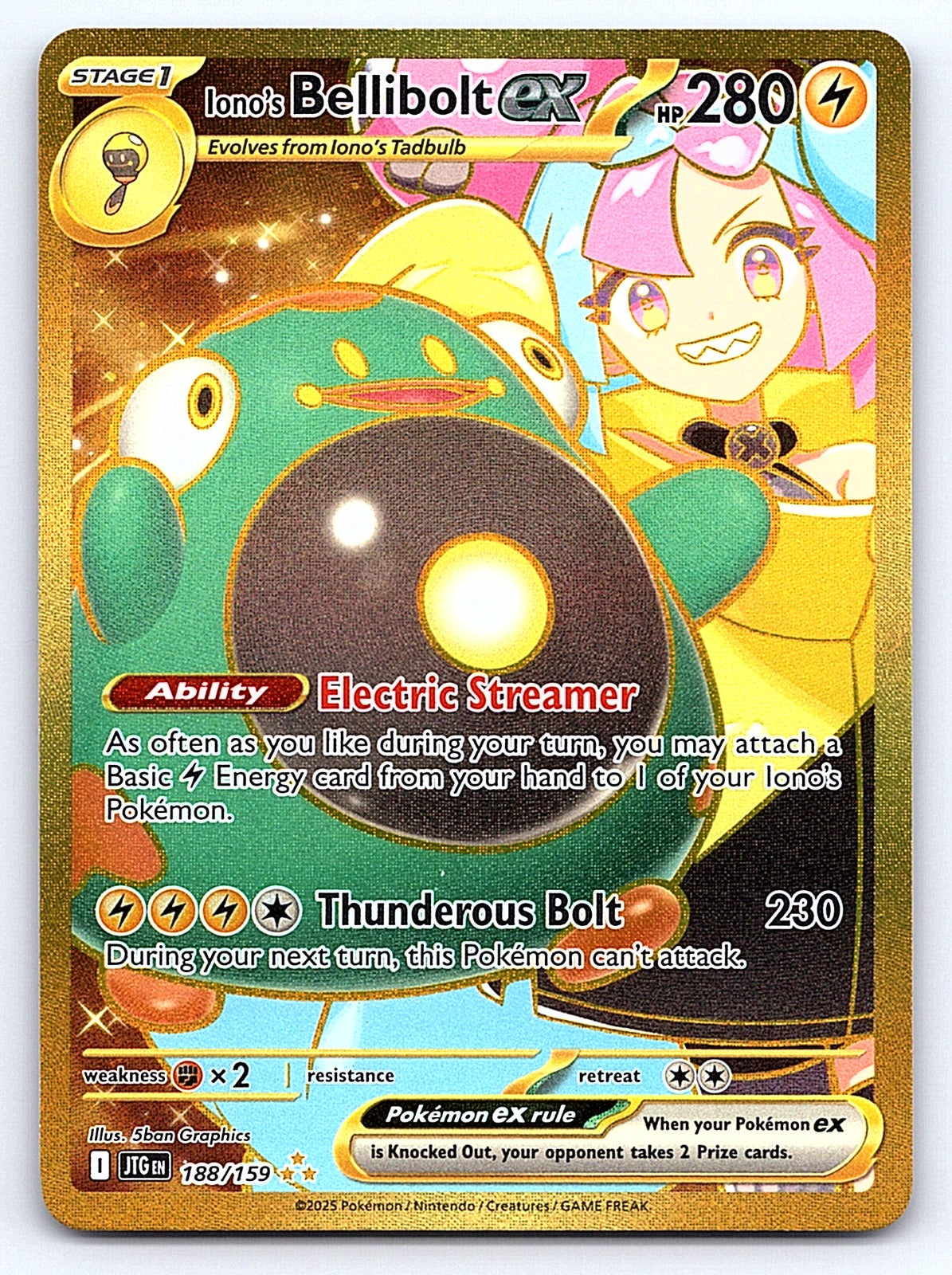 Iono's Bellibolt ex 188/159 – SV09: Journey Together