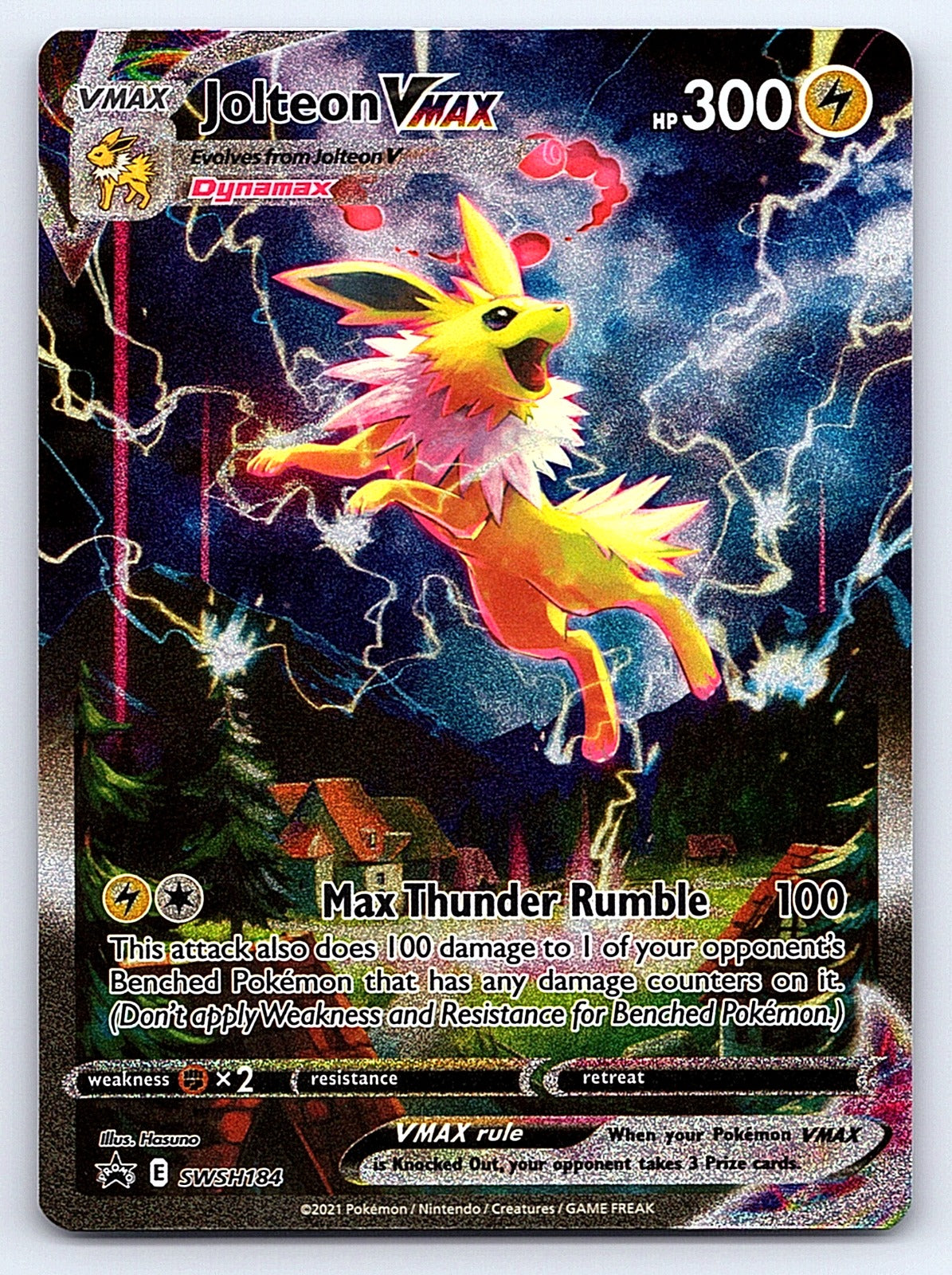 Jolteon VMAX SWSH184 – SWSH: Sword & Shield Promo Cards