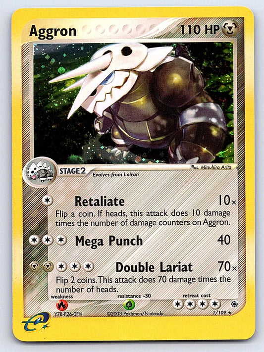 Aggron 1/109 – Ruby and Sapphire