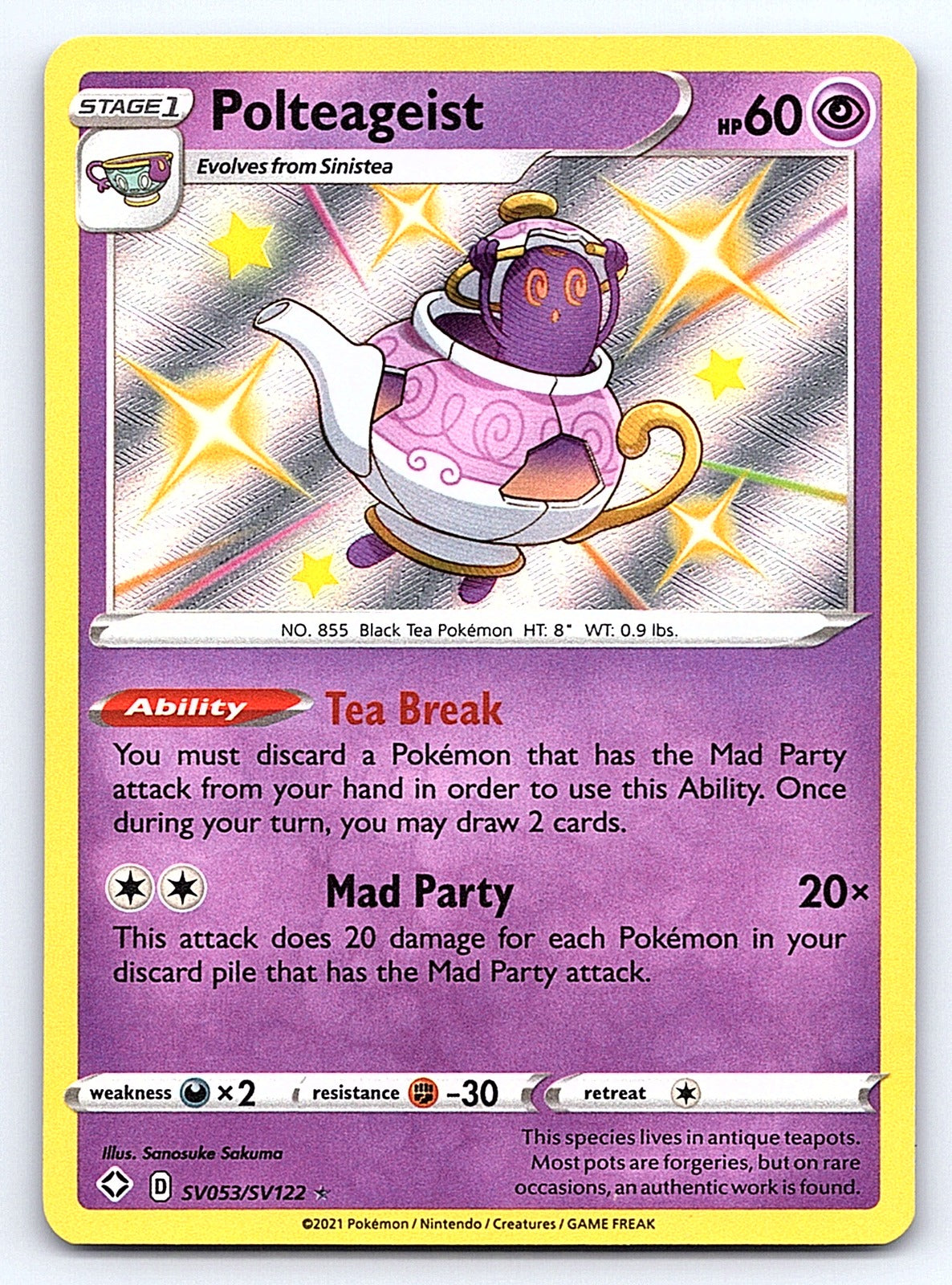 Polteageist SV053/SV122 – Shining Fates: Shiny Vault