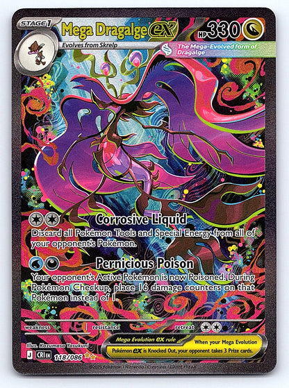 Mega Dragalge ex 118/086 – ME04: Chaos Rising