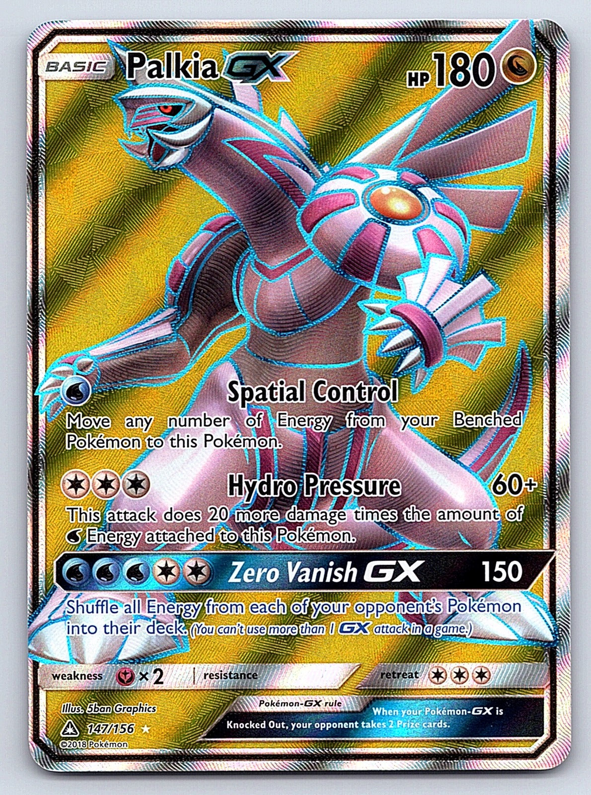 Palkia GX (Full Art) 147/156 – SM - Ultra Prism
