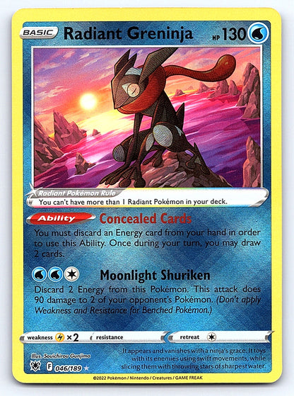 Radiant Greninja 046/189 – SWSH10: Astral Radiance