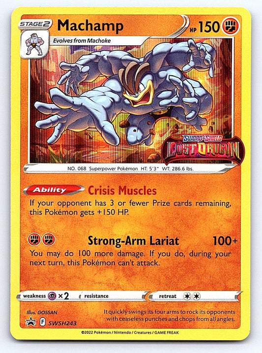 Machamp (Prerelease) SWSH243 – SWSH: Sword & Shield Promo Cards
