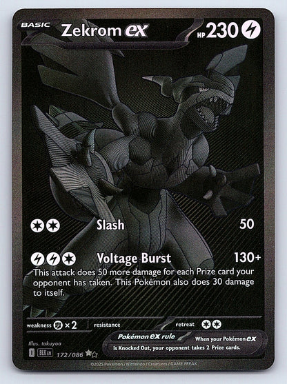 Zekrom ex 172/086 – SV: Black Bolt
