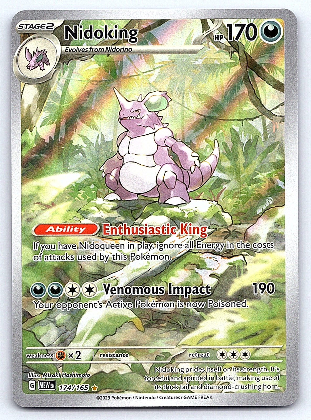 Nidoking 174/165 – SV: Scarlet & Violet 151