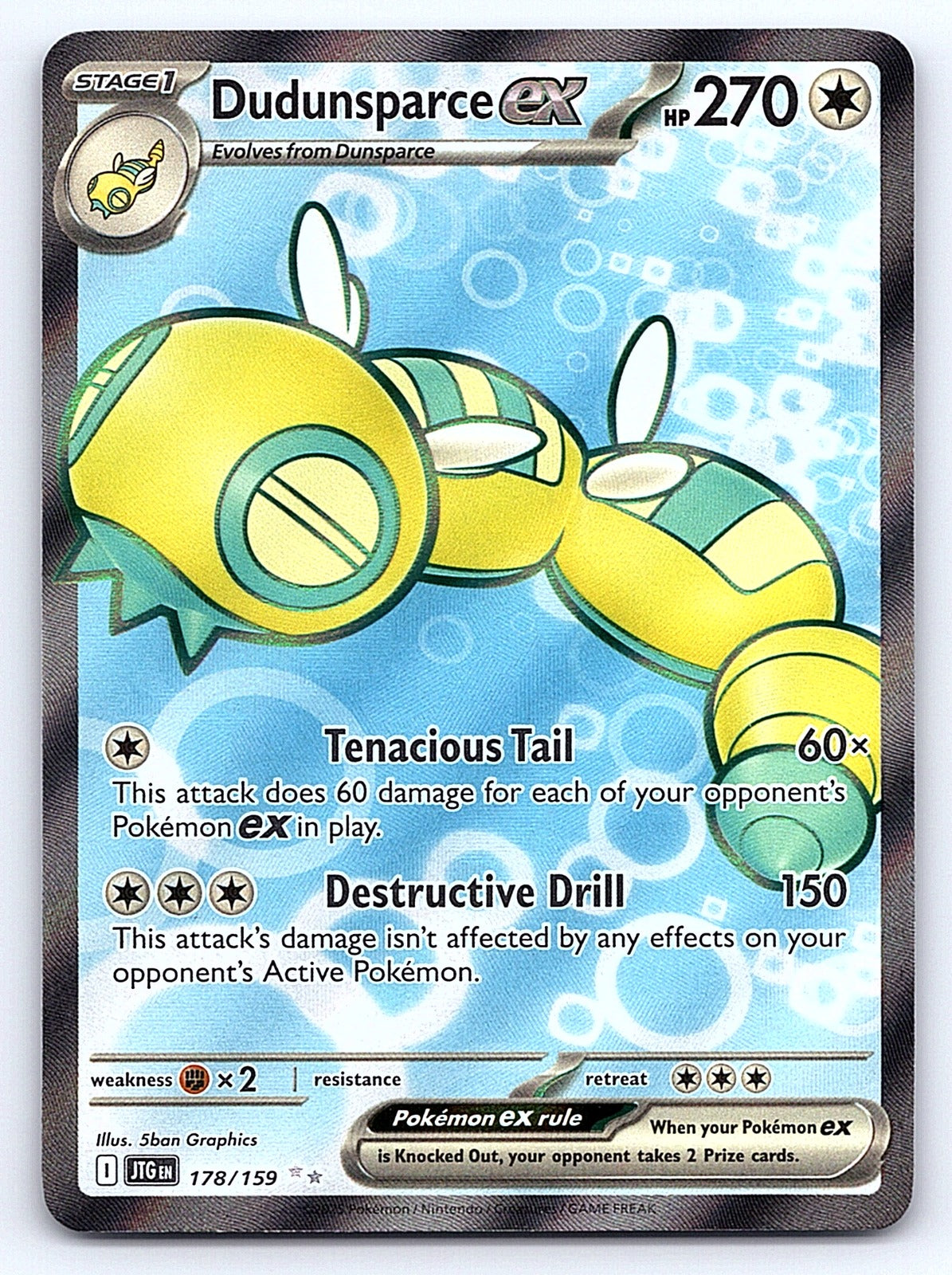 Dudunsparce ex 178/159 – SV09: Journey Together