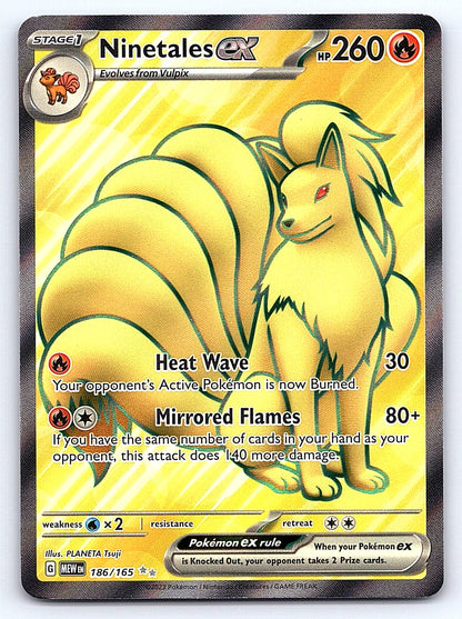 Ninetales ex 186/165 – SV: Scarlet & Violet 151