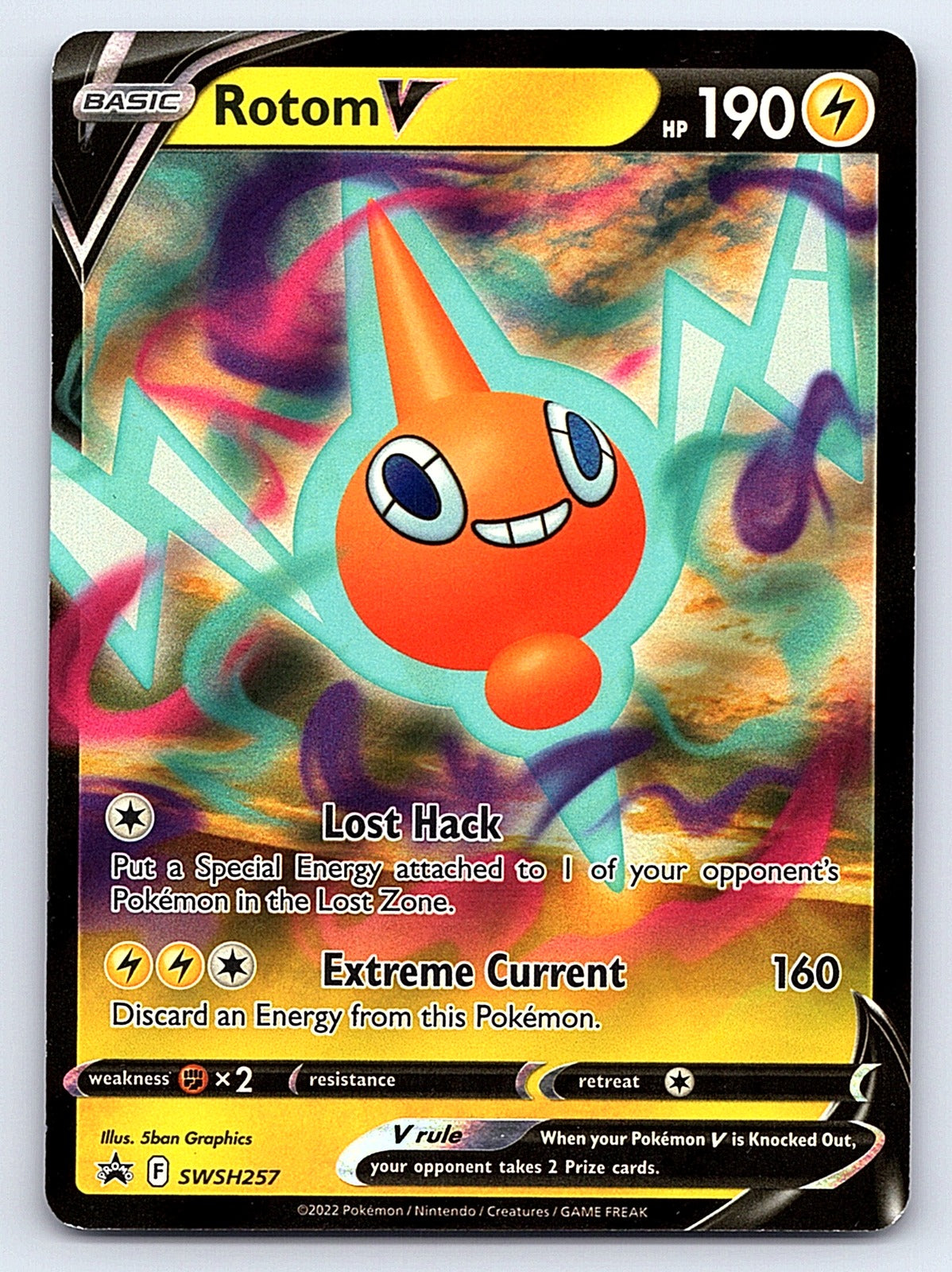 Rotom V SWSH257 – SWSH: Sword & Shield Promo Cards