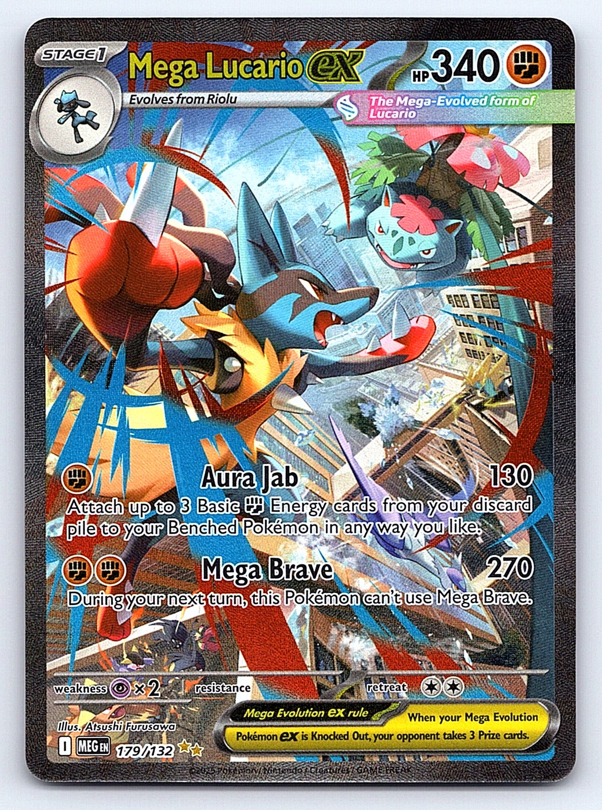 Mega Lucario ex 179/132 – ME01: Mega Evolution