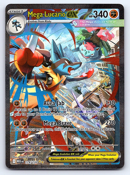 Mega Lucario ex 179/132 – ME01: Mega Evolution