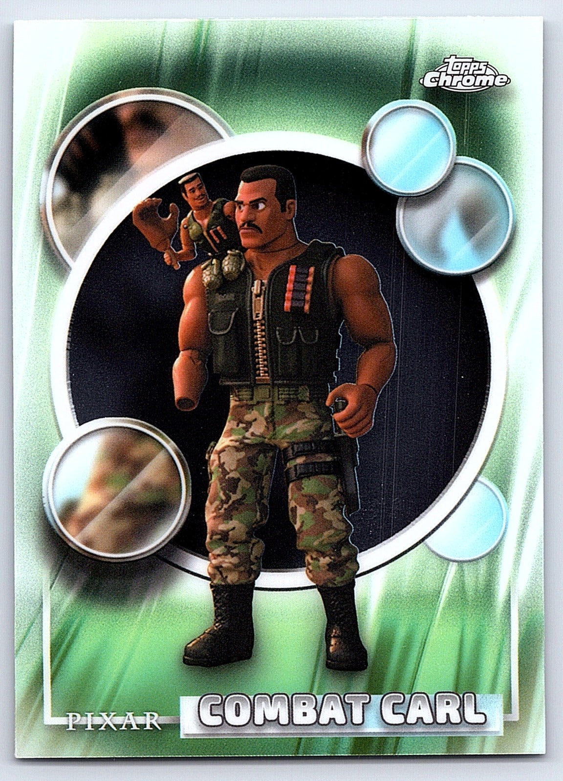 Combat Carl #190 Base — Topps Chrome Disney
