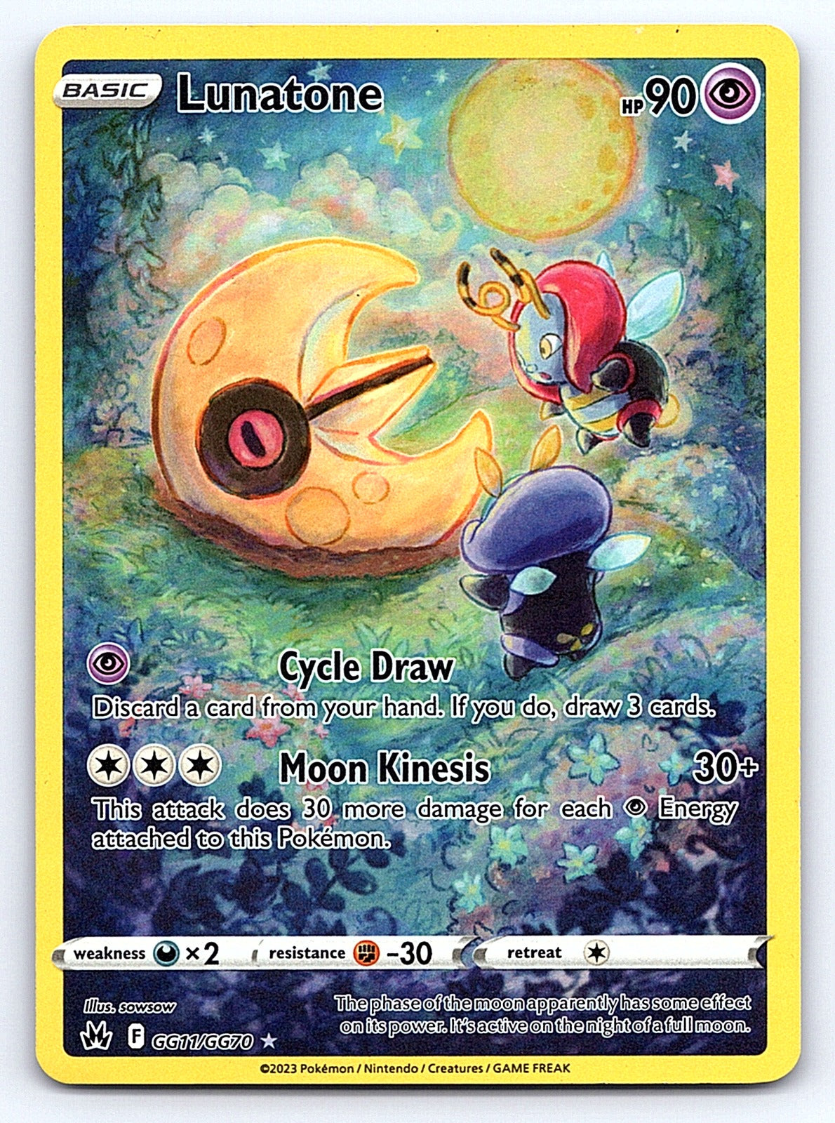 Lunatone GG11/GG70 – SWSH: Crown Zenith: Galarian Gallery
