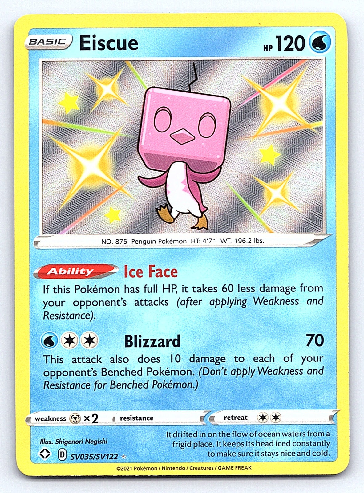 Eiscue SV035/SV122 – Shining Fates: Shiny Vault