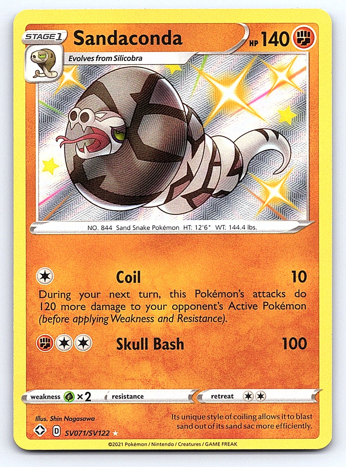Sandaconda SV071/SV122 – Shining Fates: Shiny Vault