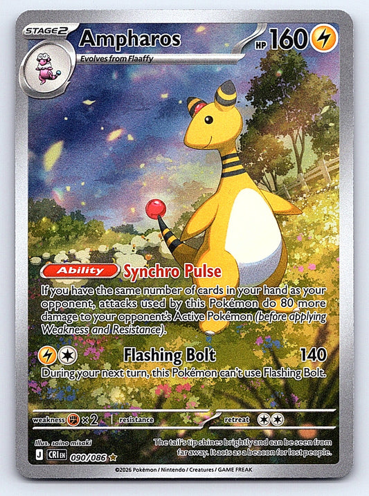 Ampharos 090/086 – ME04: Chaos Rising