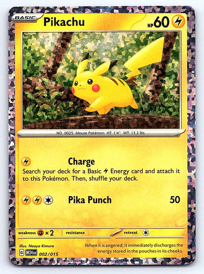 Pikachu 002/015 – McDonald's Promos 2024