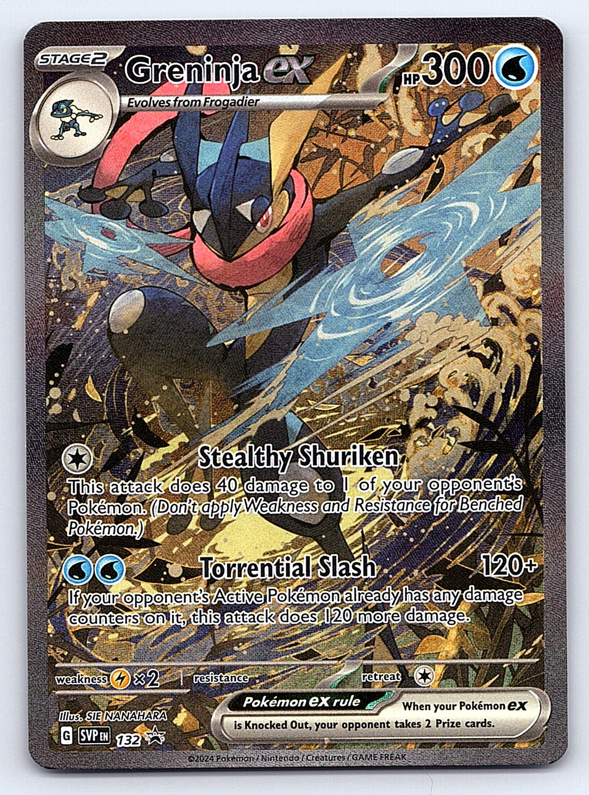 Greninja ex 132 – SV: Scarlet & Violet Promo Cards