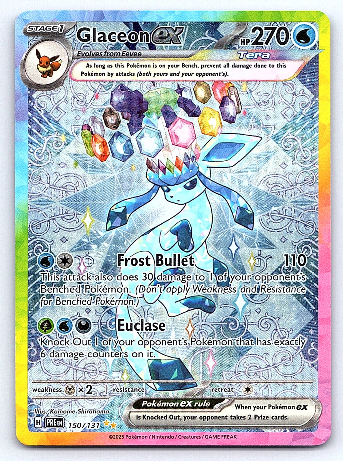 Glaceon ex 150/131 – SV: Prismatic Evolutions
