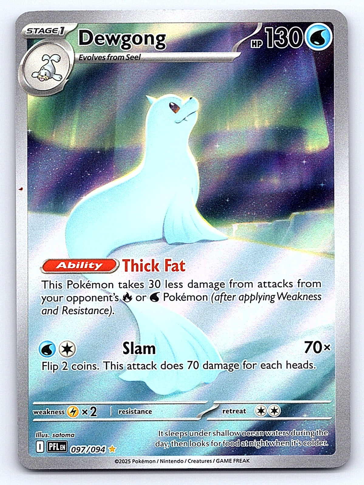 Dewgong 097/094 – ME02: Phantasmal Flames