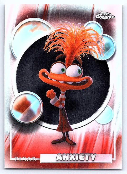 Anxiety #177 Base — Topps Chrome Disney