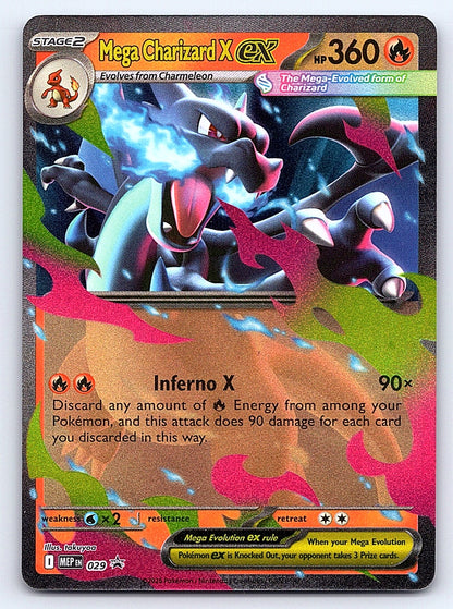 Mega Charizard X ex 029 – ME: Mega Evolution Promo