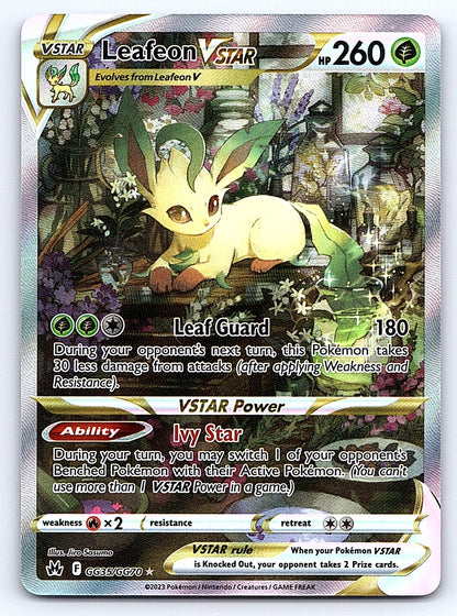 Leafeon VSTAR GG35/GG70 – SWSH: Crown Zenith: Galarian Gallery