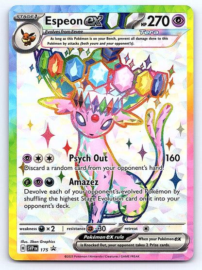Espeon ex - 175 SVP 175 – SV: Scarlet & Violet Promo Cards
