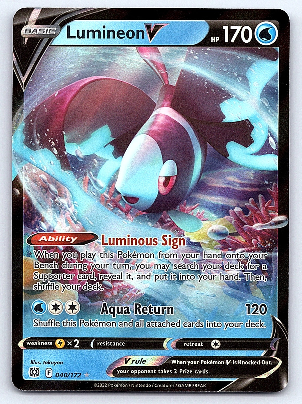 Lumineon V 040/172 – SWSH09: Brilliant Stars