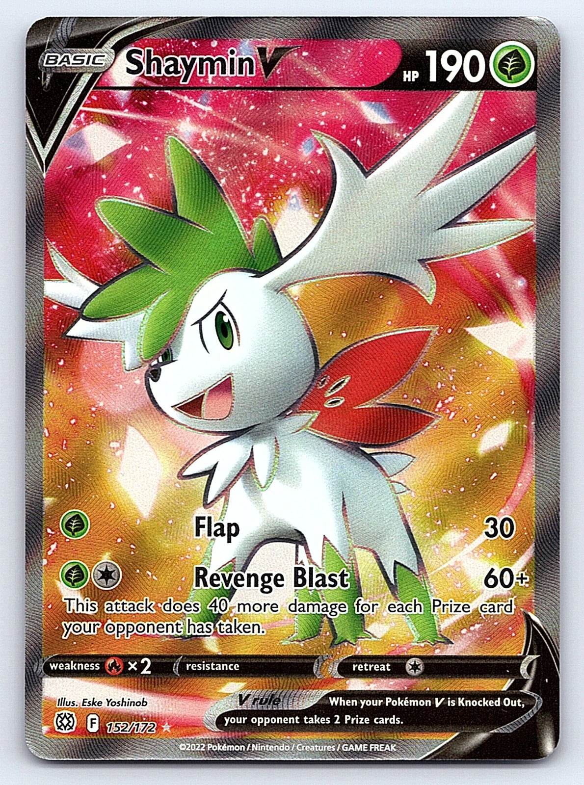 Shaymin V (Full Art) 152/172 – SWSH09: Brilliant Stars