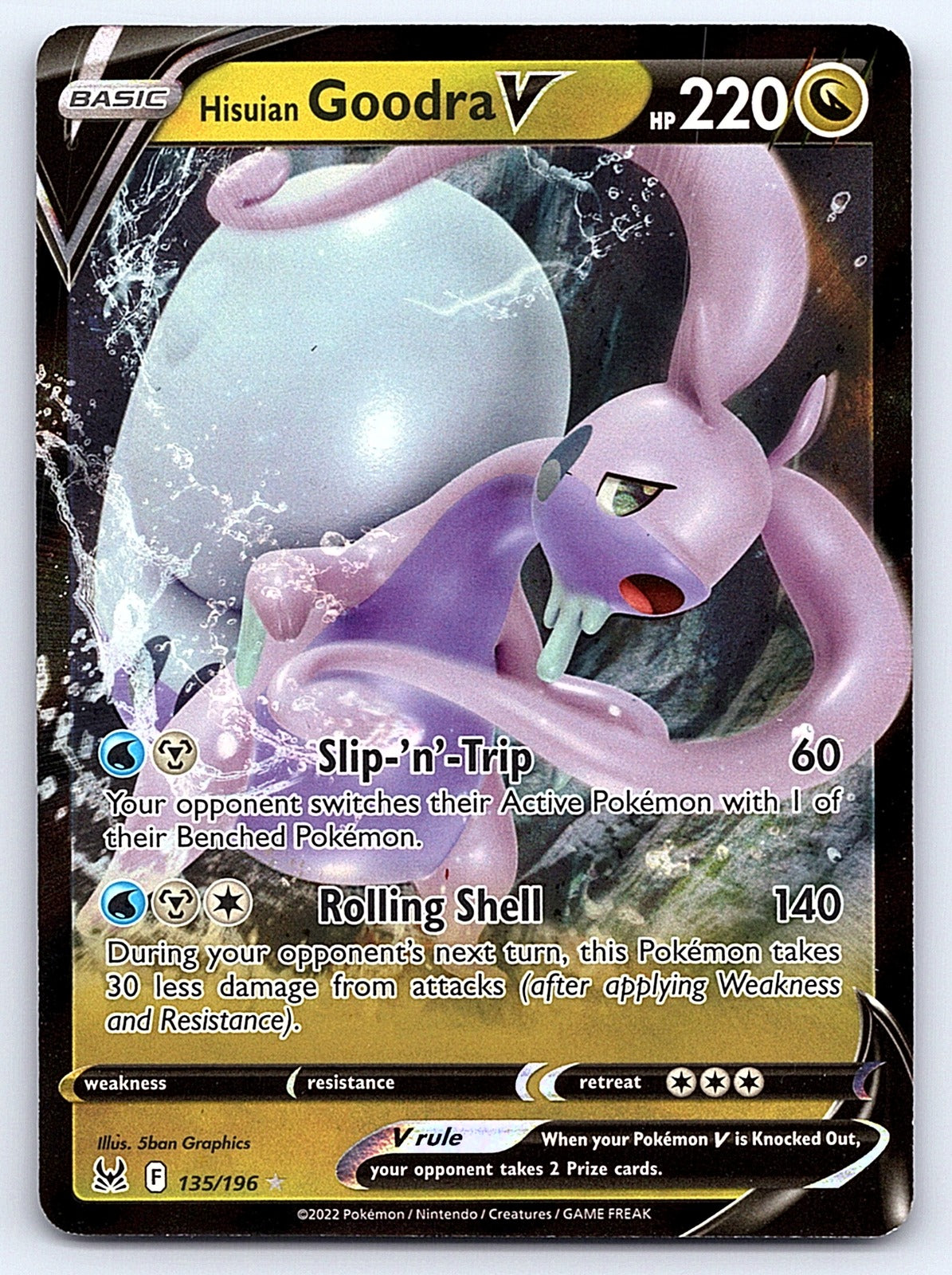Hisuian Goodra V 135/196 – SWSH11: Lost Origin