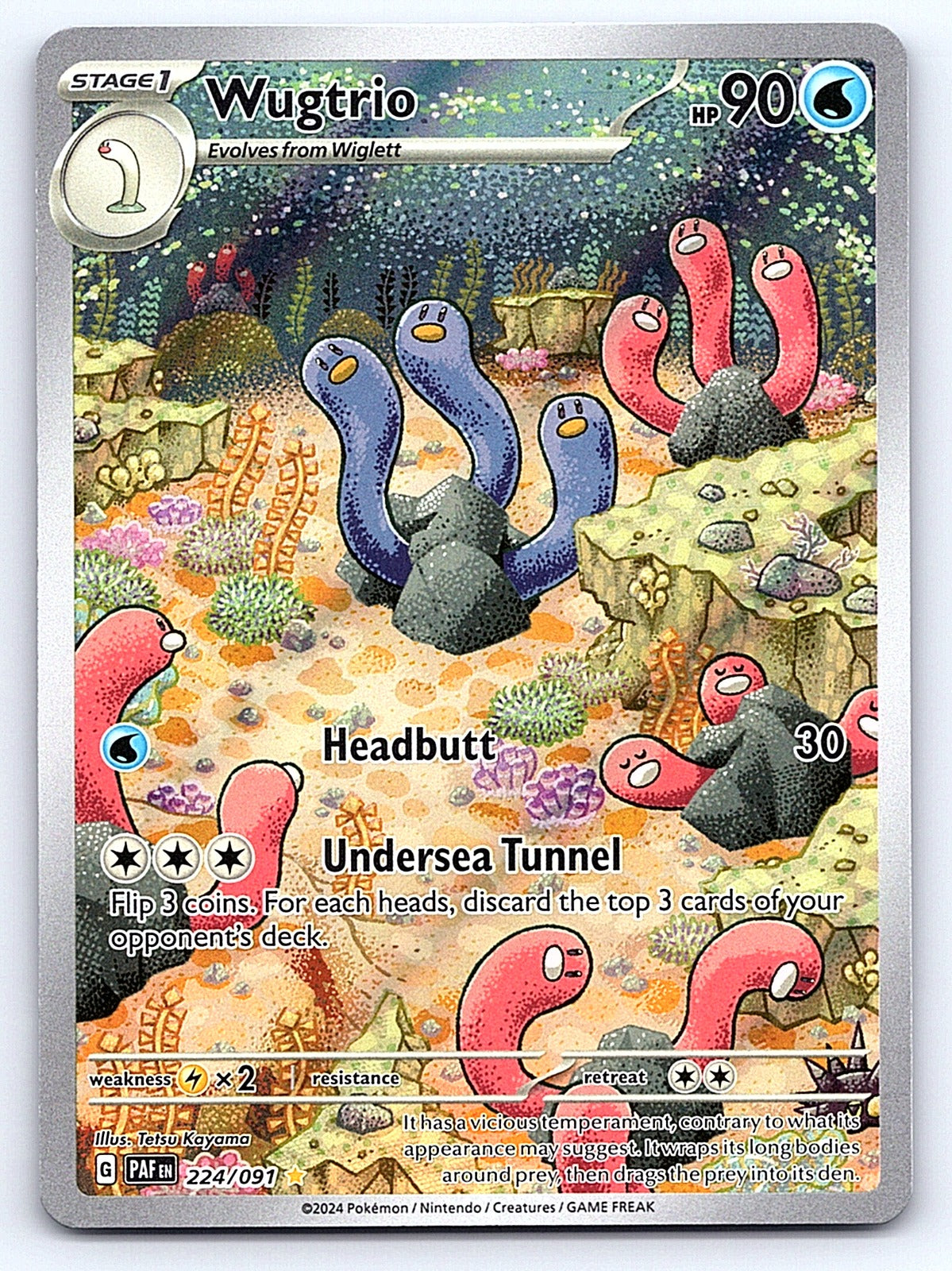 Wugtrio 224/091 – SV: Paldean Fates