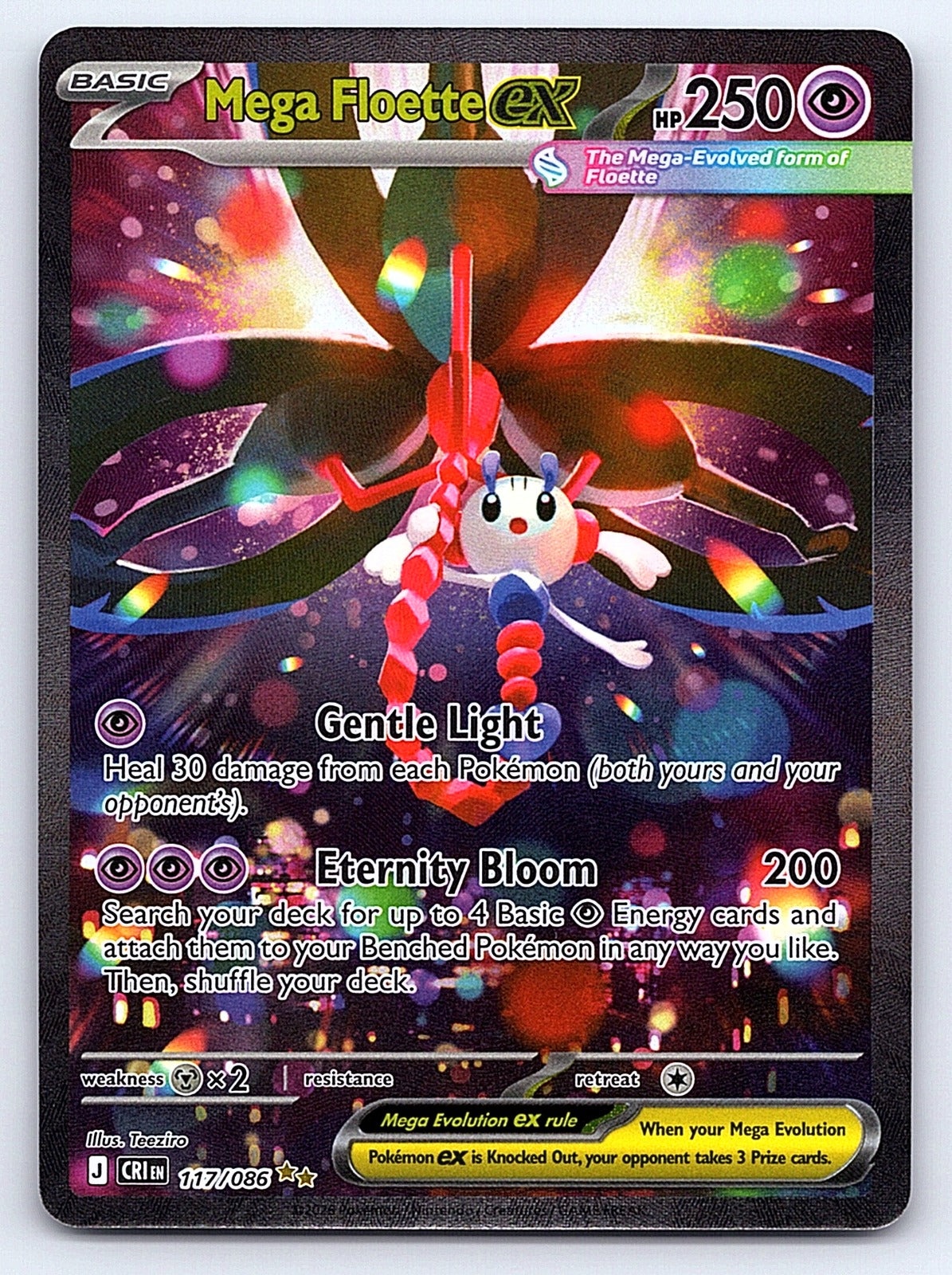 Mega Floette ex 117/086 – ME04: Chaos Rising