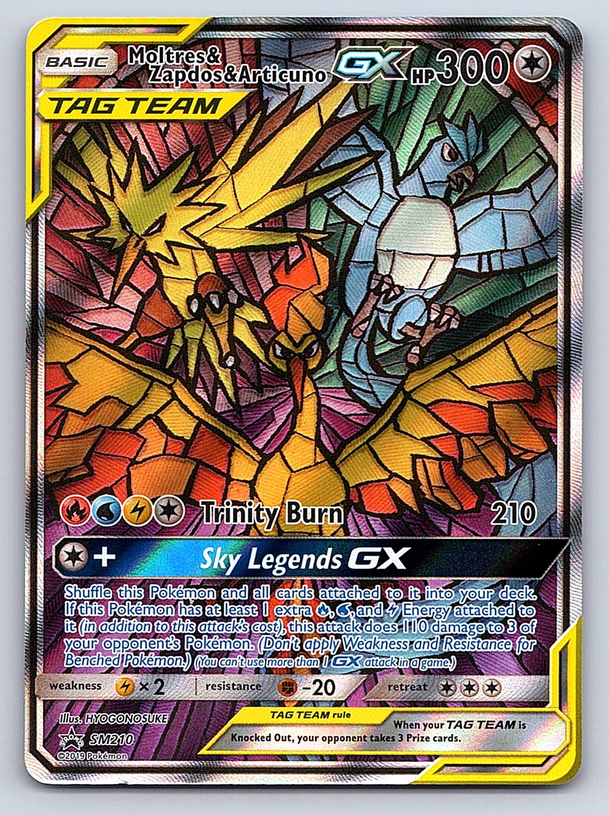 Moltres & Zapdos & Articuno GX SM210 – SM Promos