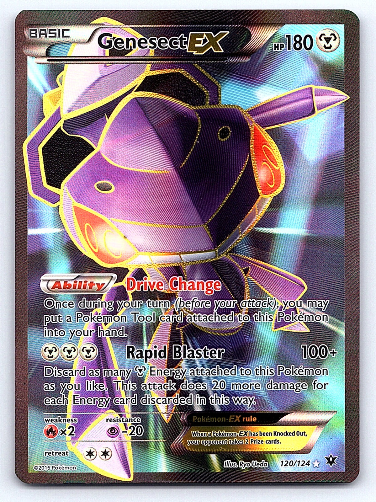 Genesect EX (Full Art) 120/124 – XY - Fates Collide