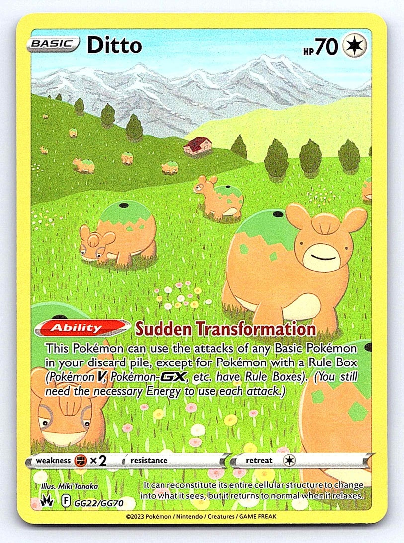 Ditto GG22/GG70 – SWSH: Crown Zenith: Galarian Gallery