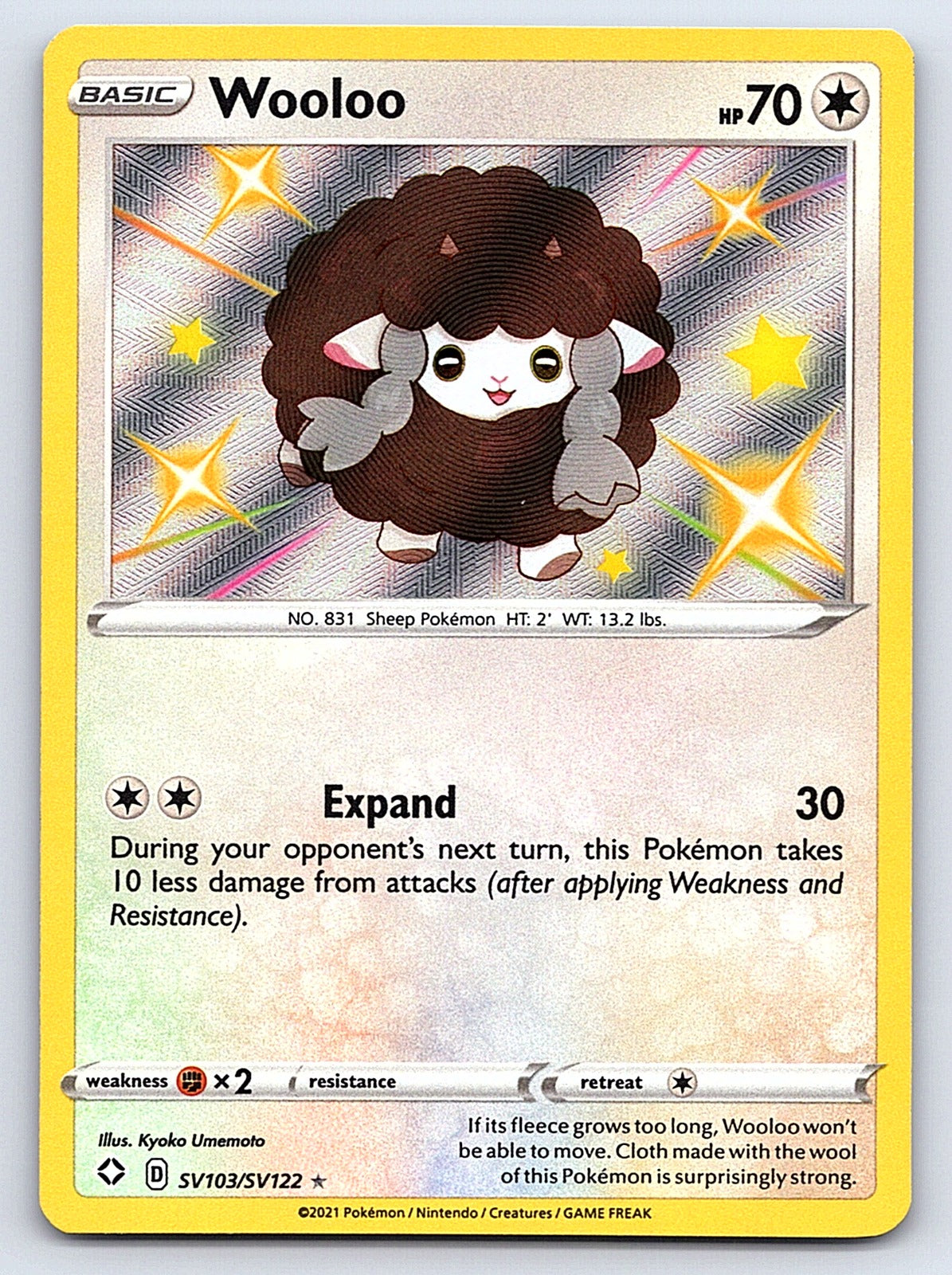 Wooloo SV103/SV122 – Shining Fates: Shiny Vault
