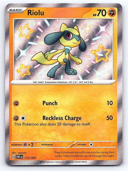 Riolu 173/091 – SV: Paldean Fates