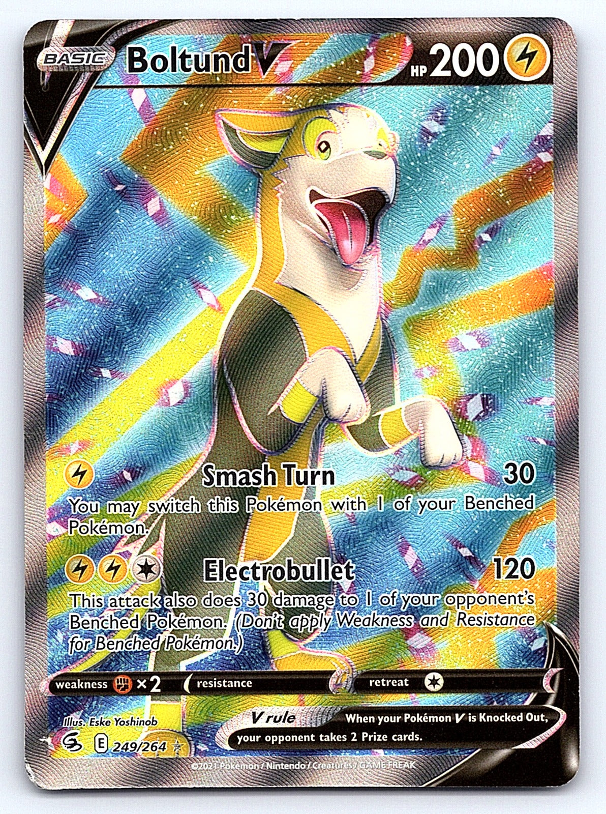 Boltund V (Full Art) 249/264 – SWSH08: Fusion Strike