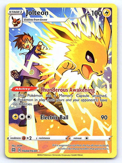 Jolteon TG04/TG30 – SWSH09: Brilliant Stars Trainer Gallery