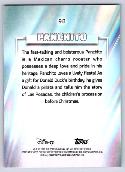 Panchito #98 Base — Topps Chrome Disney
