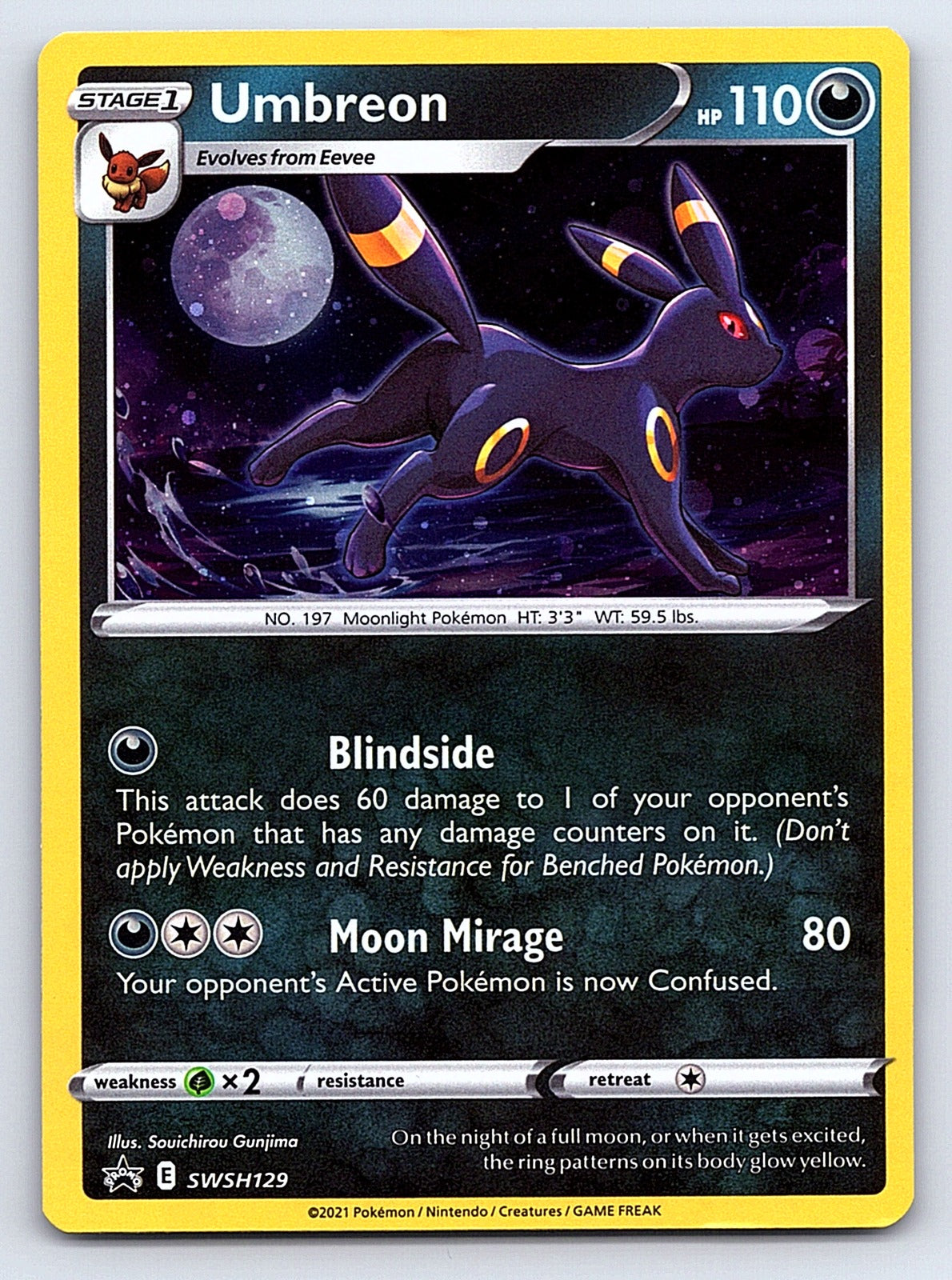 Umbreon - SWSH129 – SWSH: Sword & Shield Promo Cards