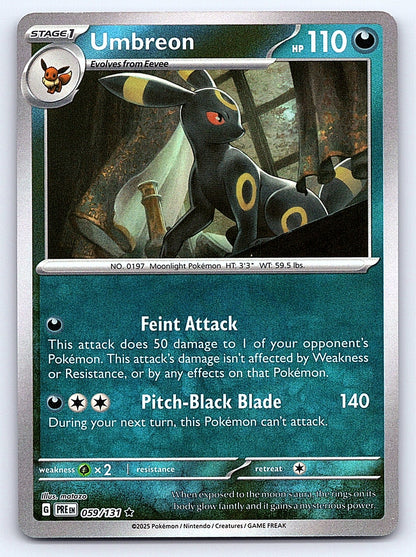 Umbreon (Master Ball Pattern) 059/131 – SV: Prismatic Evolutions